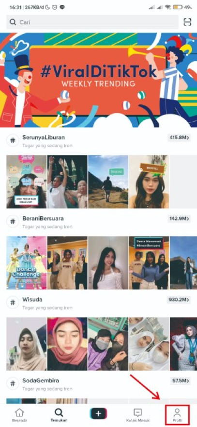 Sosialisasi Cara Pembuatan Akun TikTok dan Cara Memposting Video di TikTok Oleh Mahasiswa KKN-PPM Universitas Udayana